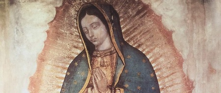 Gnadenbild der Jungfrau von Guadalupe in Mexiko-Stadt