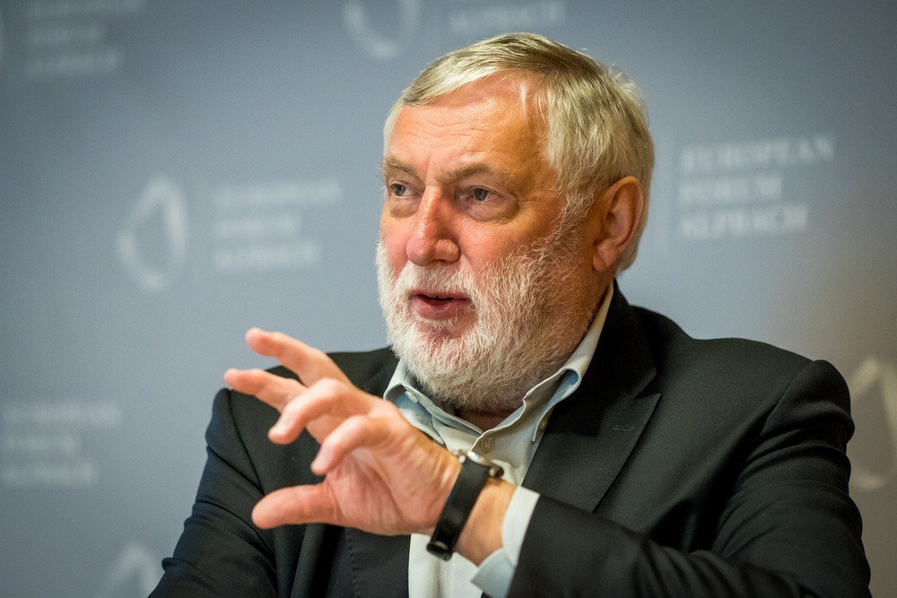 Forum Alpbach 2018 / Forum Alpbach/Andrei Pungovschi Päpstliche Auszeichnung für früheren EU-Kommissar Fischler
